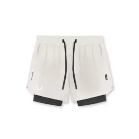 0622. TETRA-LITE™ 5" Liner Short - Stone/Black 0622. TETRA-LITE™ 5" Liner Short - Stone/Black