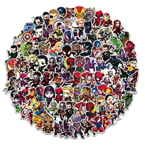 100Pcs Teens Superheros Stickers,Avengers Decals,Waterproof for Laptop Water Bottle Car Cup Computer Guitar Skateboard Luggage Bike Bumper, Kid/Teen Gift 100Pcs Teens Superheros Stickers,Avengers Decals,Waterproof for Laptop Water Bottle Car Cup Computer Guitar Skateboard Luggage Bike Bumper, Kid/Teen Gift
