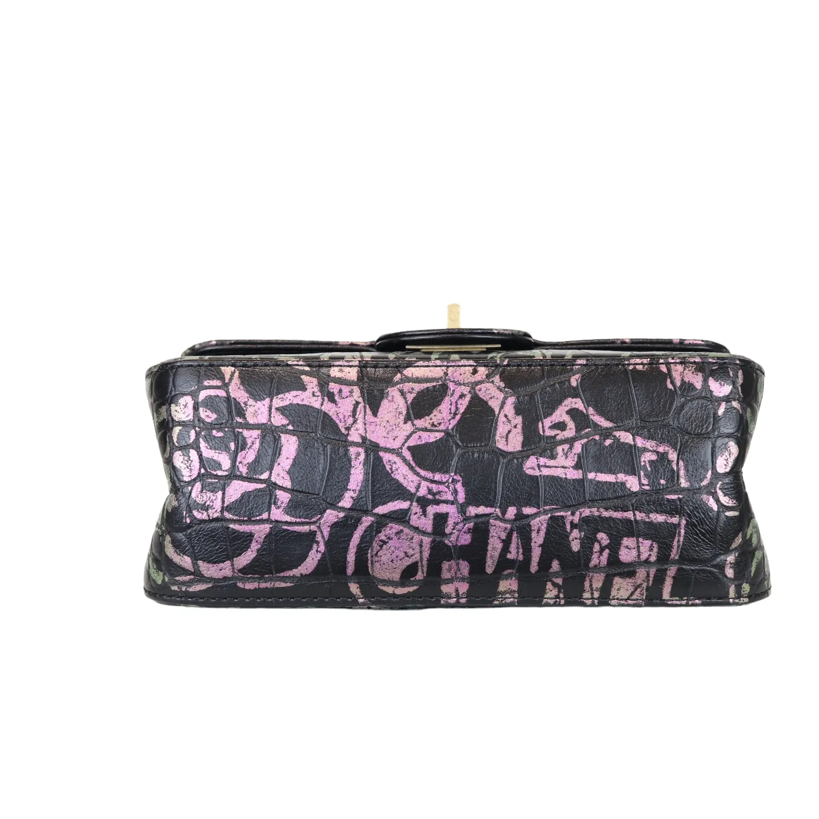19A Graffiti Croc Embossed Mini 2.55 Reissue GHW