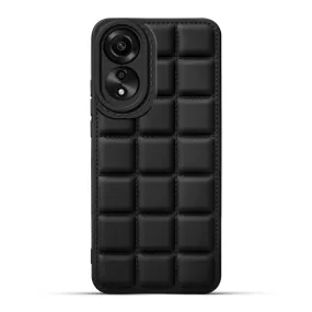 3D Grid Thread Design Silicone Phone Case Cover for Oppo A78 4G 3D Grid Thread Design Silicone Phone Case Cover for Oppo A78 4G