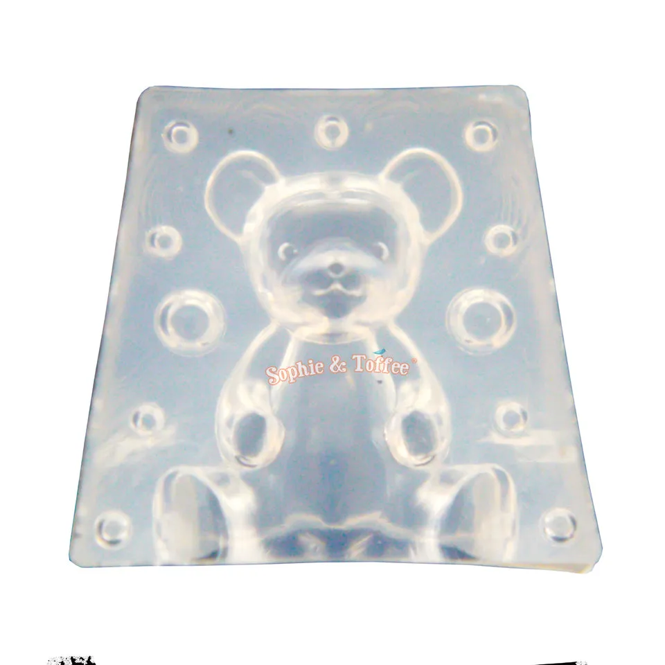 3D Kawaii Bear Silicone Mold