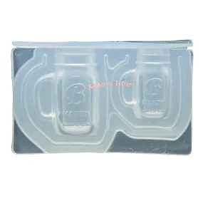 3D Mason Jar Silicone Mold 3D Mason Jar Silicone Mold