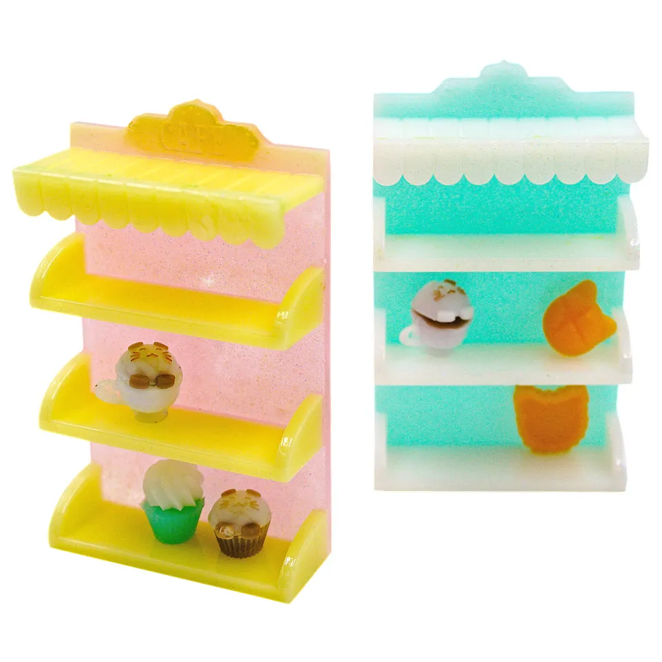 3D Miniature Cafe Shelf Silicone Mold