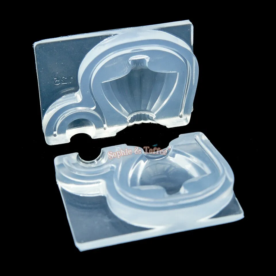 3D Miniature Fluted Perfume Bottle Silicone Mold