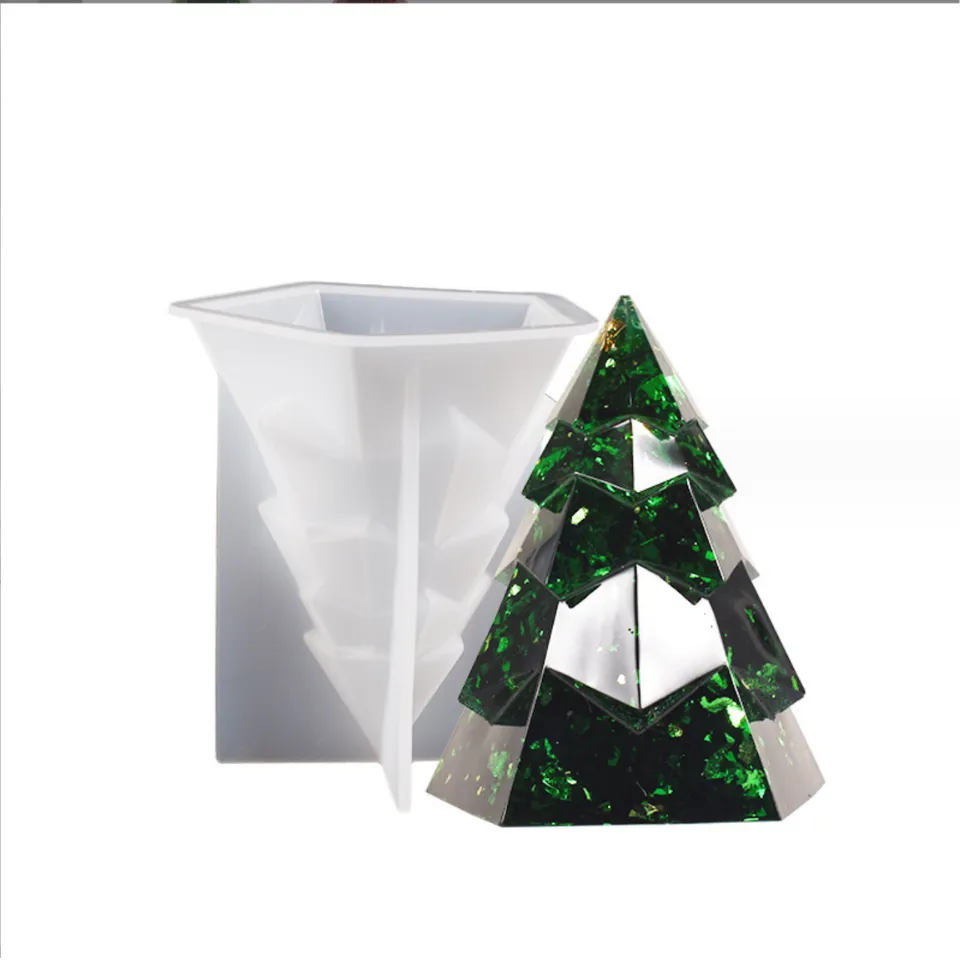 3D Xmas Tree Silicone Mold