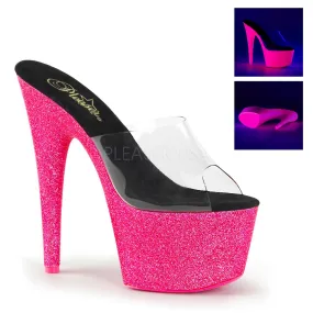 7" Stiletto Neon Glitter Platform (ADORE-701UVG) 7" Stiletto Neon Glitter Platform (ADORE-701UVG)