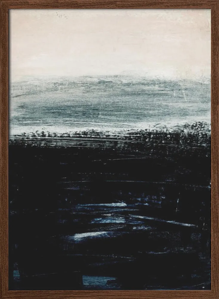 Abstract Minimalist Landscape 3 - Stretched Canvas, Poster or Fine Art Print