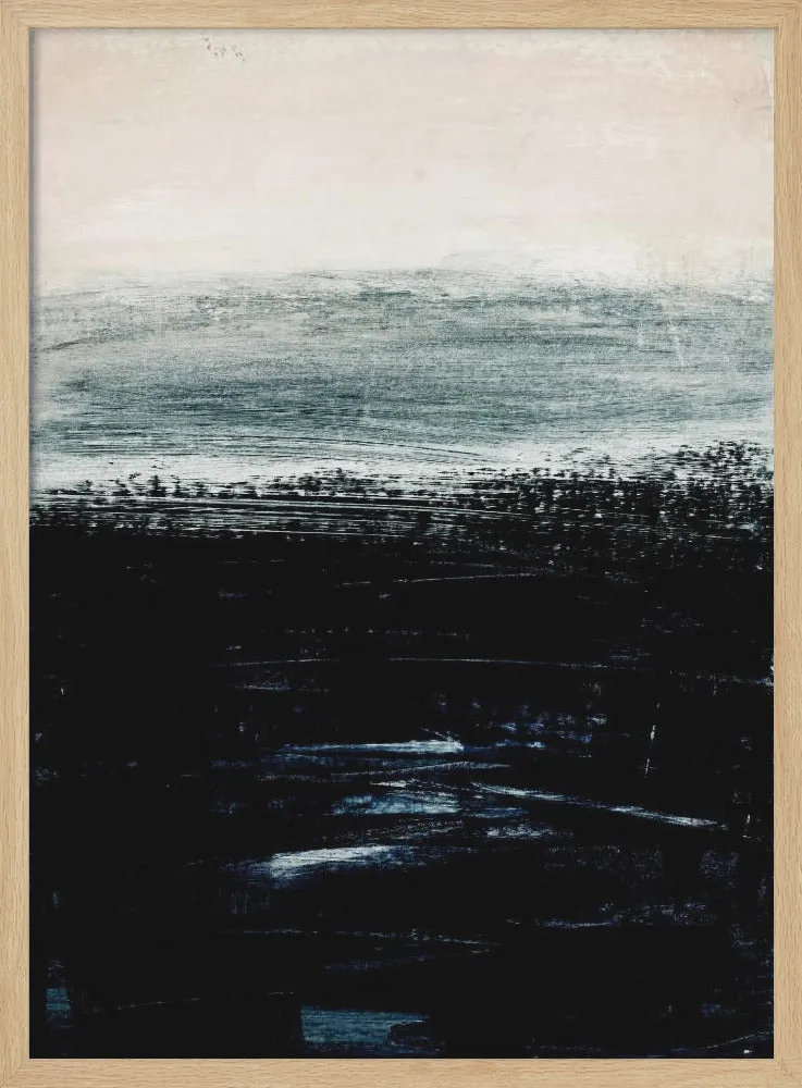 Abstract Minimalist Landscape 3 - Stretched Canvas, Poster or Fine Art Print