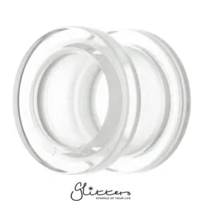Acrylic Screw Fit Flesh Tunnel - Clear Acrylic Screw Fit Flesh Tunnel - Clear