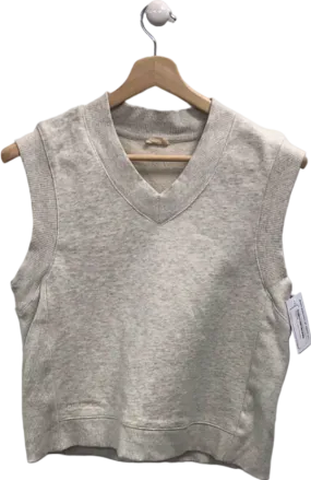 Adanola Grey Sleeveless V-Neck Sweatshirt XS Adanola Grey Sleeveless V-Neck Sweatshirt XS