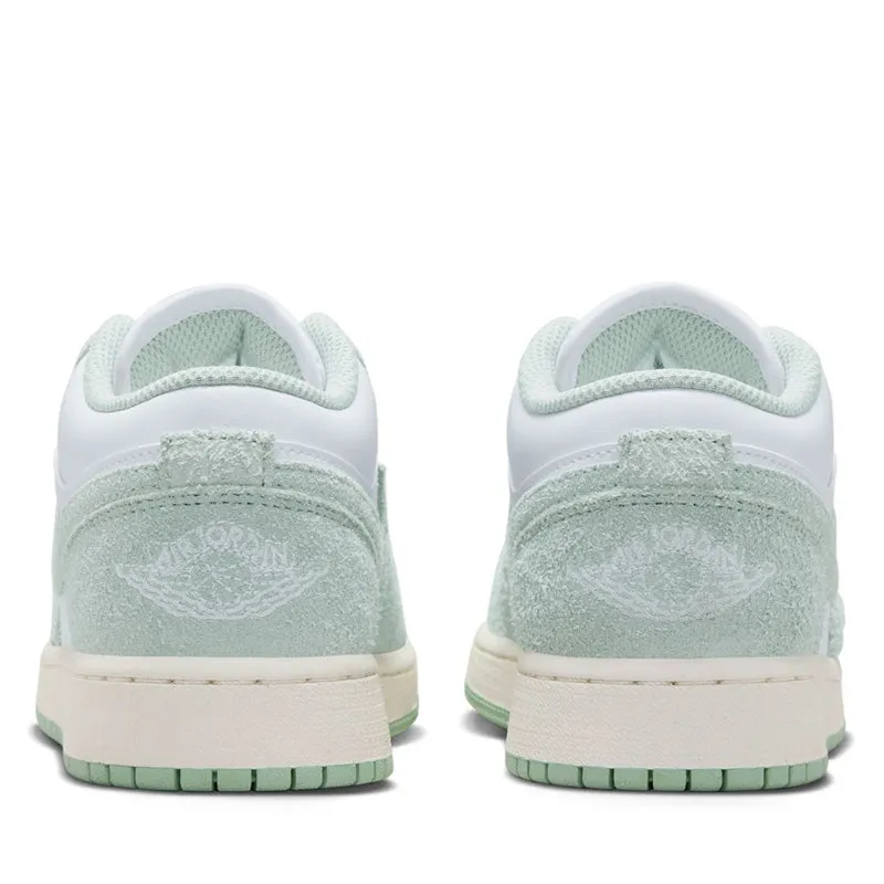 Air Jordan 1 Low SE (GS) - White/Seafoam