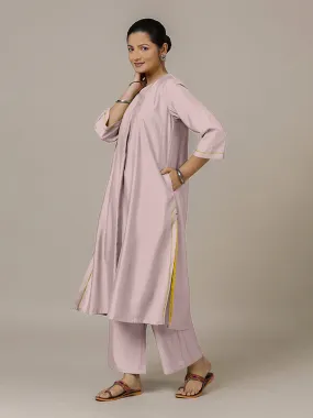 Alisha x Rozaana | A Line Kurta in Lilac with Thread Work | Coords or Only Kurta Alisha x Rozaana | A Line Kurta in Lilac with Thread Work | Coords or Only Kurta