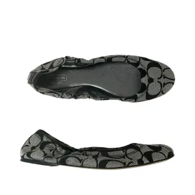 Aly Signature Ballet Flats Designer Coach, Size 7 Aly Signature Ballet Flats Designer Coach, Size 7