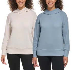 Andrew Marc Women's Relaxed Fit Lightweight Textured Hoodie Andrew Marc Women's Relaxed Fit Lightweight Textured Hoodie