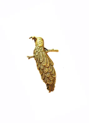 Antique Golden Peacock Pendant Antique Golden Peacock Pendant