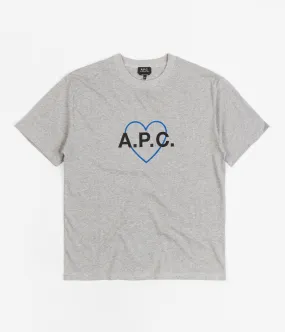 A.P.C. Romeo T-Shirt - Heather Grey A.P.C. Romeo T-Shirt - Heather Grey