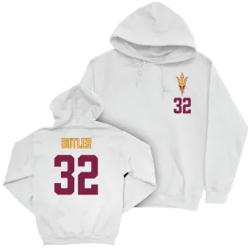 Arizona State Baseball White Logo Hoodie - Joshua Butler Arizona State Baseball White Logo Hoodie - Joshua Butler