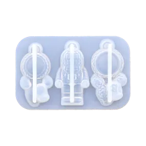 Astronaut Silicone Mold (3 Cavity) Astronaut Silicone Mold (3 Cavity)