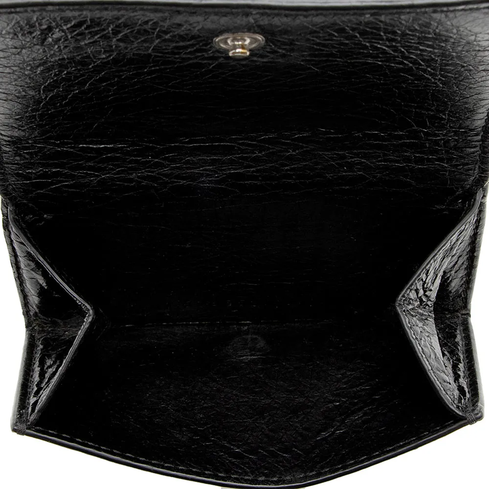 Balenciaga Leather Graffiti Mini Wallet (SHF-16612)