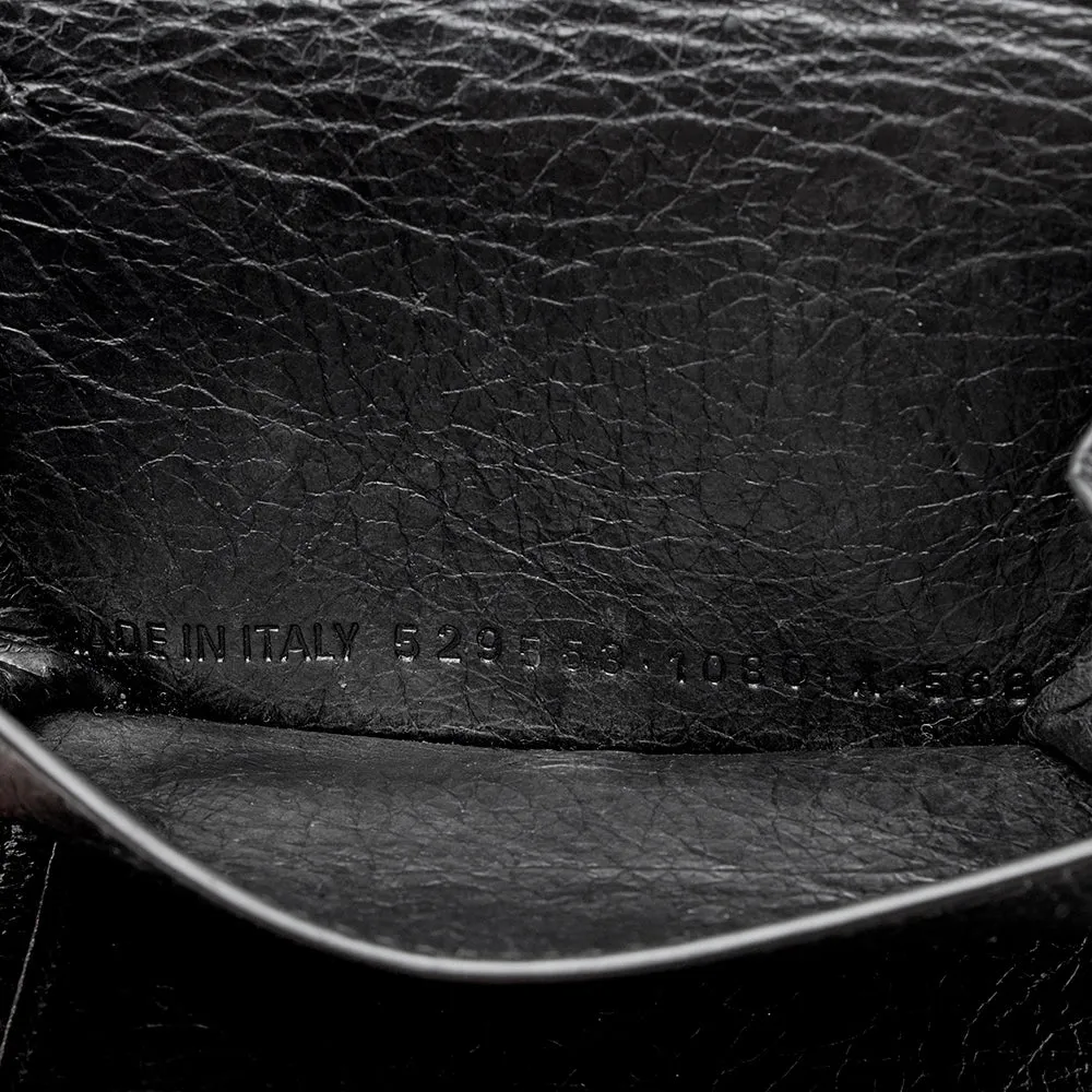 Balenciaga Leather Graffiti Mini Wallet (SHF-16612)