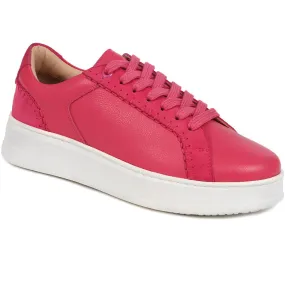 Bergamot Leather Trainers  - BERGAMOT / 325 586 Bergamot Leather Trainers  - BERGAMOT / 325 586
