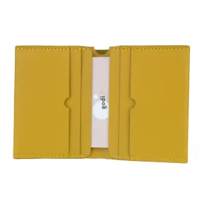 Bifold Wallet in Amber Yellow Bifold Wallet in Amber Yellow