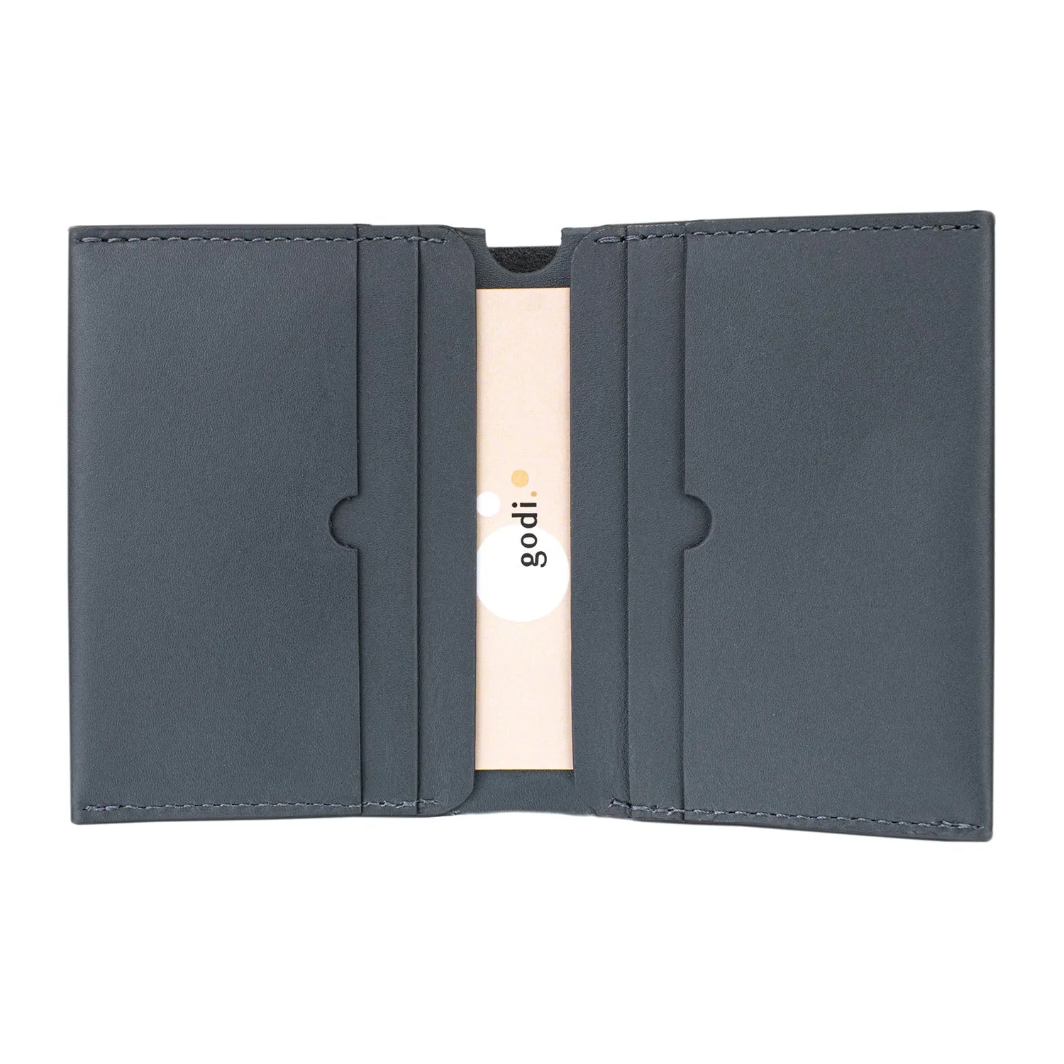 Bifold Wallet in Petrol Grey