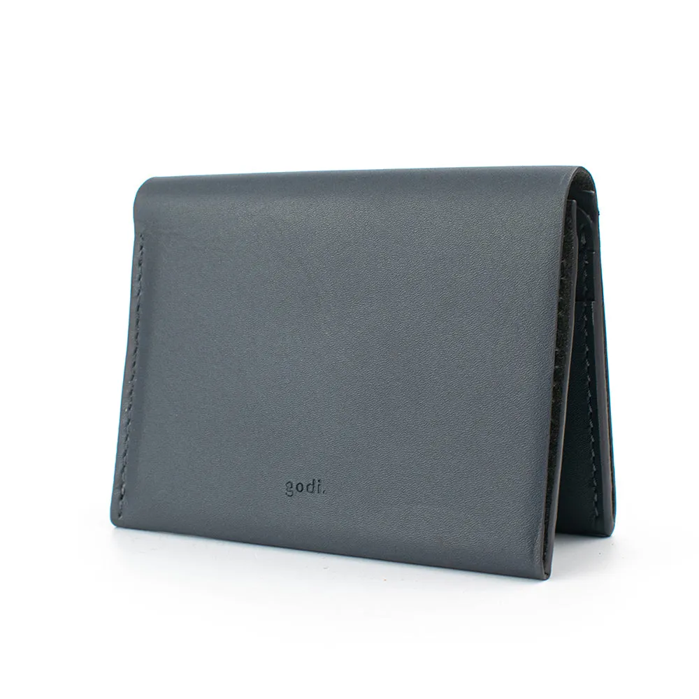 Bifold Wallet in Petrol Grey