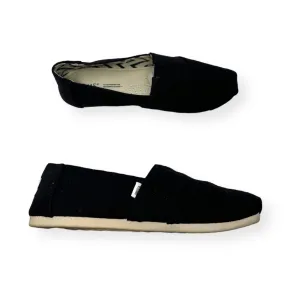 Black Shoes Flats Toms, Size 7 Black Shoes Flats Toms, Size 7