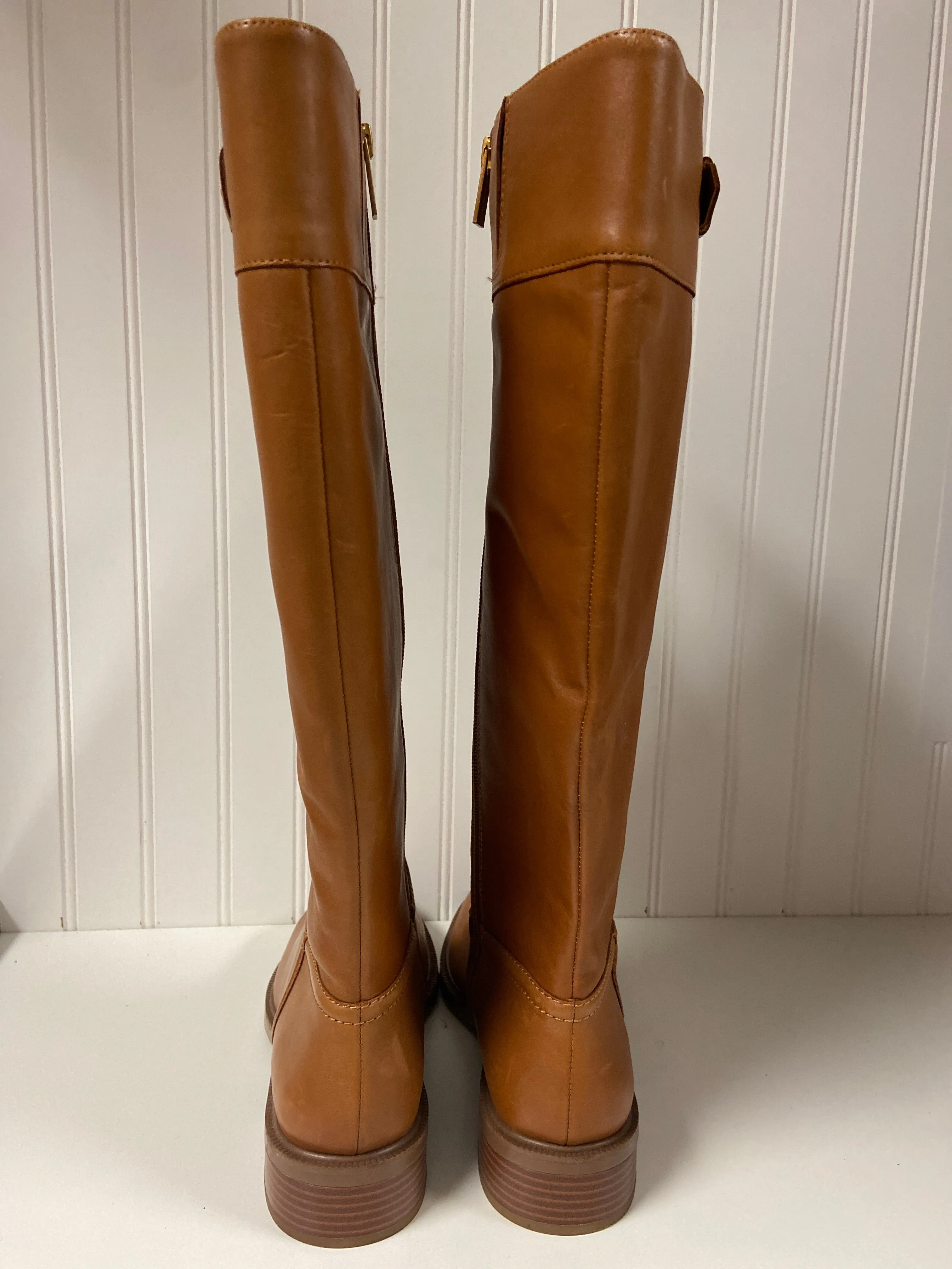 Boots Mid-calf Flats By Vince Camuto In Tan, Size: 10