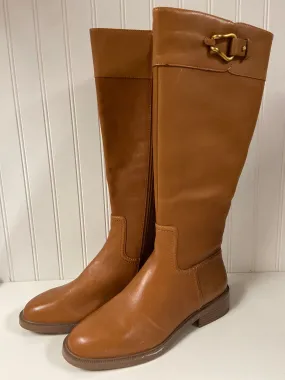 Boots Mid-calf Flats By Vince Camuto In Tan, Size: 10 Boots Mid-calf Flats By Vince Camuto In Tan, Size: 10