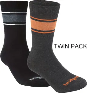 Bridgedale Men's Ultra-Lightweight Merino Performance Liner Socks TWIN PACK {BR-710028} Bridgedale Men's Ultra-Lightweight Merino Performance Liner Socks TWIN PACK {BR-710028}