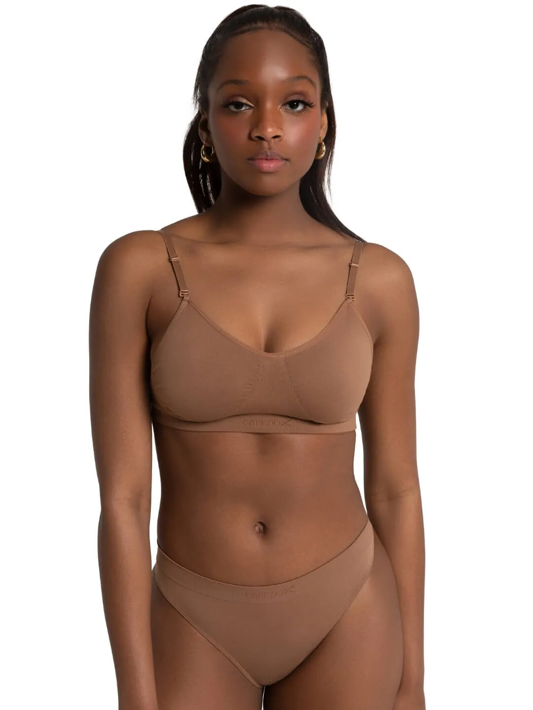 CAPEZIO 3683 SEAMLESS BRA CLEAR STRAP