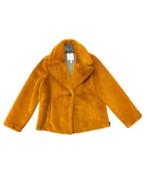 Coat Faux Fur & Sherpa By Avec Les Filles In Yellow, Size: L Coat Faux Fur & Sherpa By Avec Les Filles In Yellow, Size: L