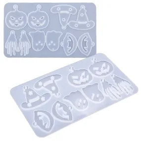 Creepy Dangle Earrings Silicone Mold Creepy Dangle Earrings Silicone Mold