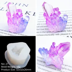 Crystal Clusters Silicone Mold Crystal Clusters Silicone Mold