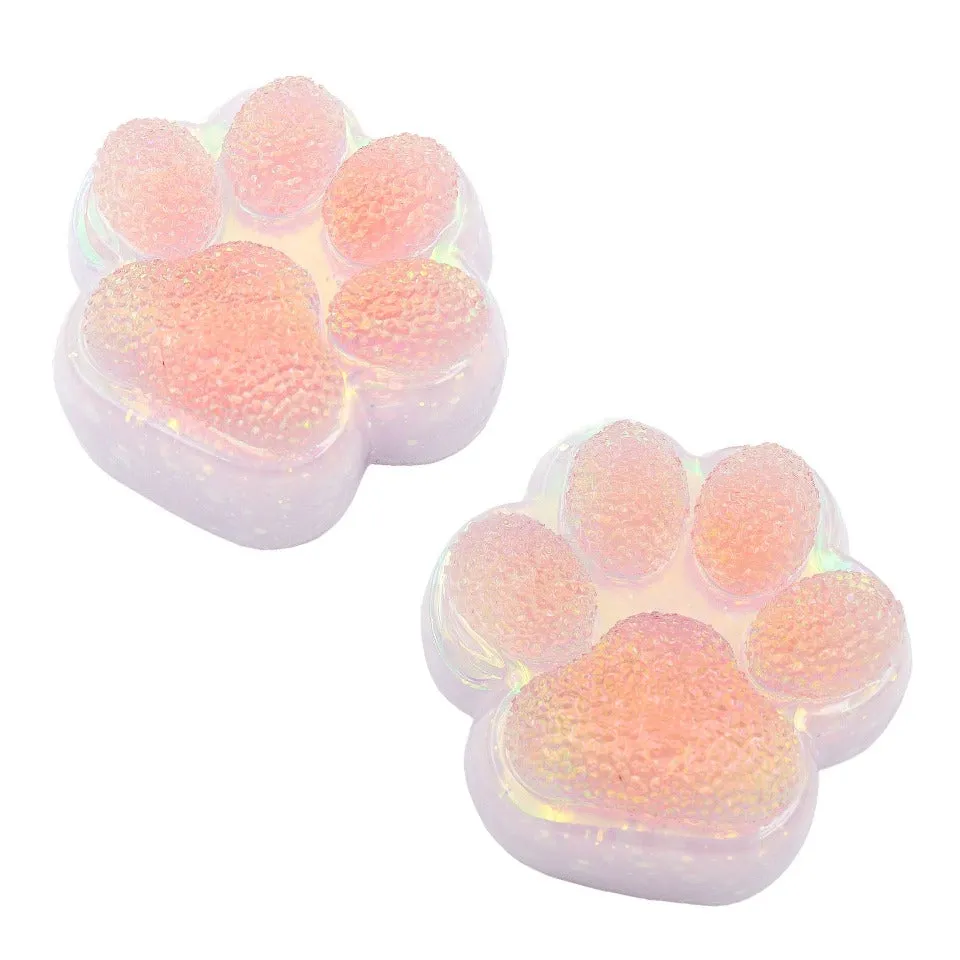 Crystal Studded Kitty Paw Silicone Mold