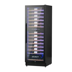 Devanti Wine Cooler Fridge Dual Zone 128 Bottles Devanti Wine Cooler Fridge Dual Zone 128 Bottles