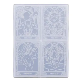 Divination Tarot Silicone Mold (4 Cavity) Divination Tarot Silicone Mold (4 Cavity)
