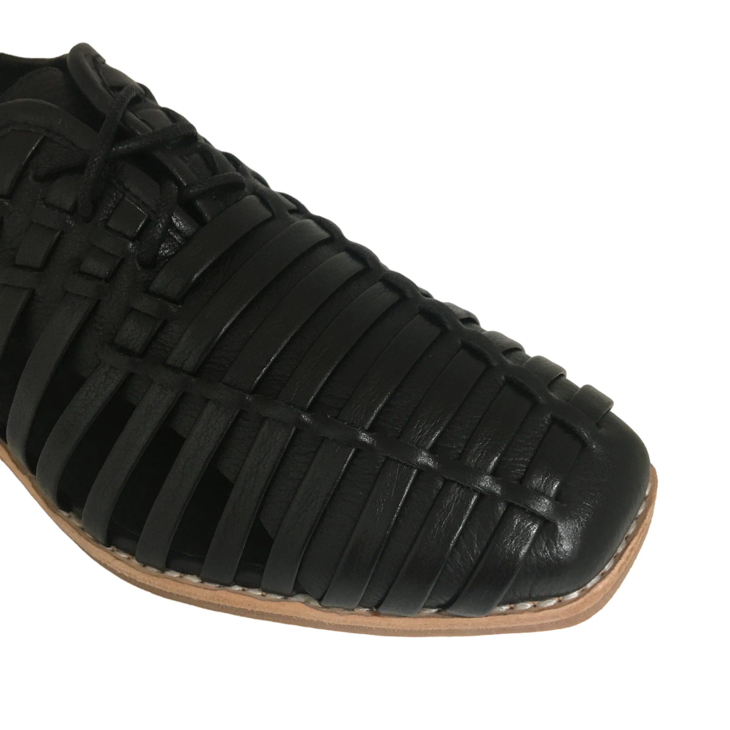 Django & Juliette Akiko ~ Rose ~ Tan ~ Black Leather