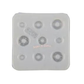 Donut & Doughnut Miniature Silicone Mold Donut & Doughnut Miniature Silicone Mold