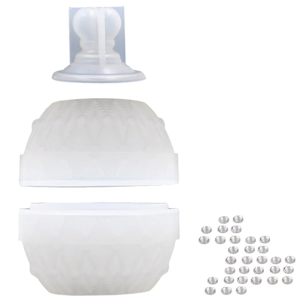 Faberge Egg Container Silicone Mold