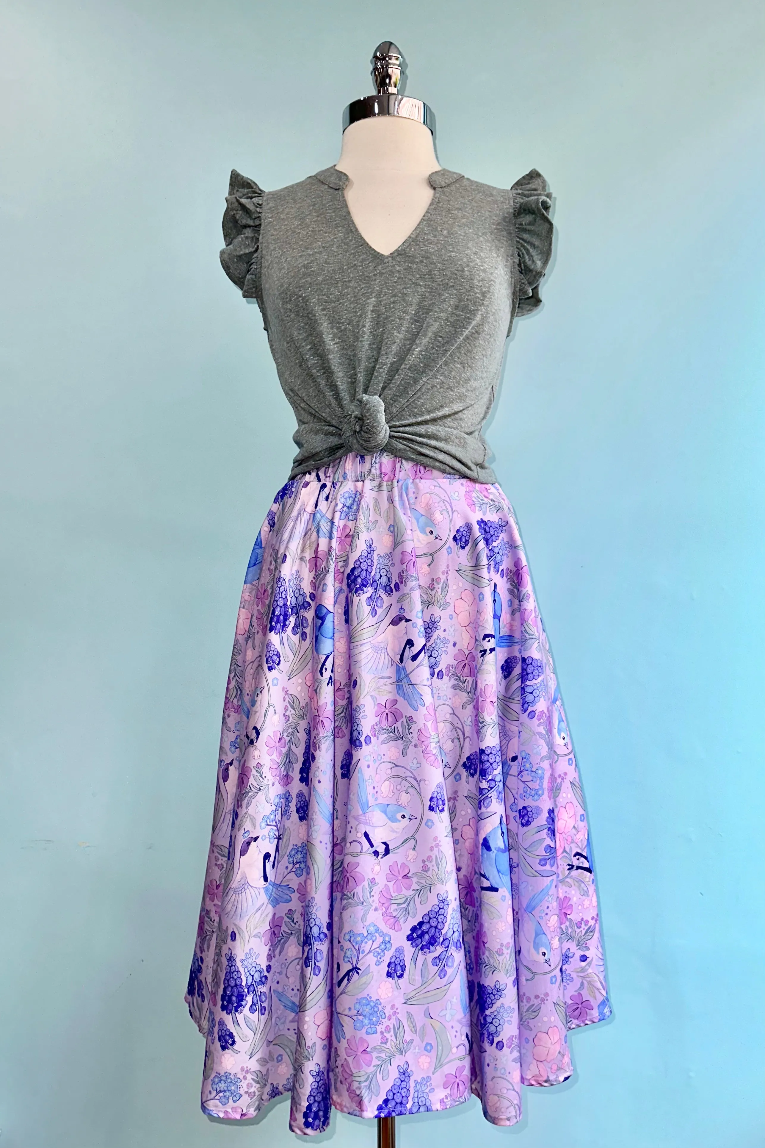 Fairy Garden Midi Skirt by Morning Witch