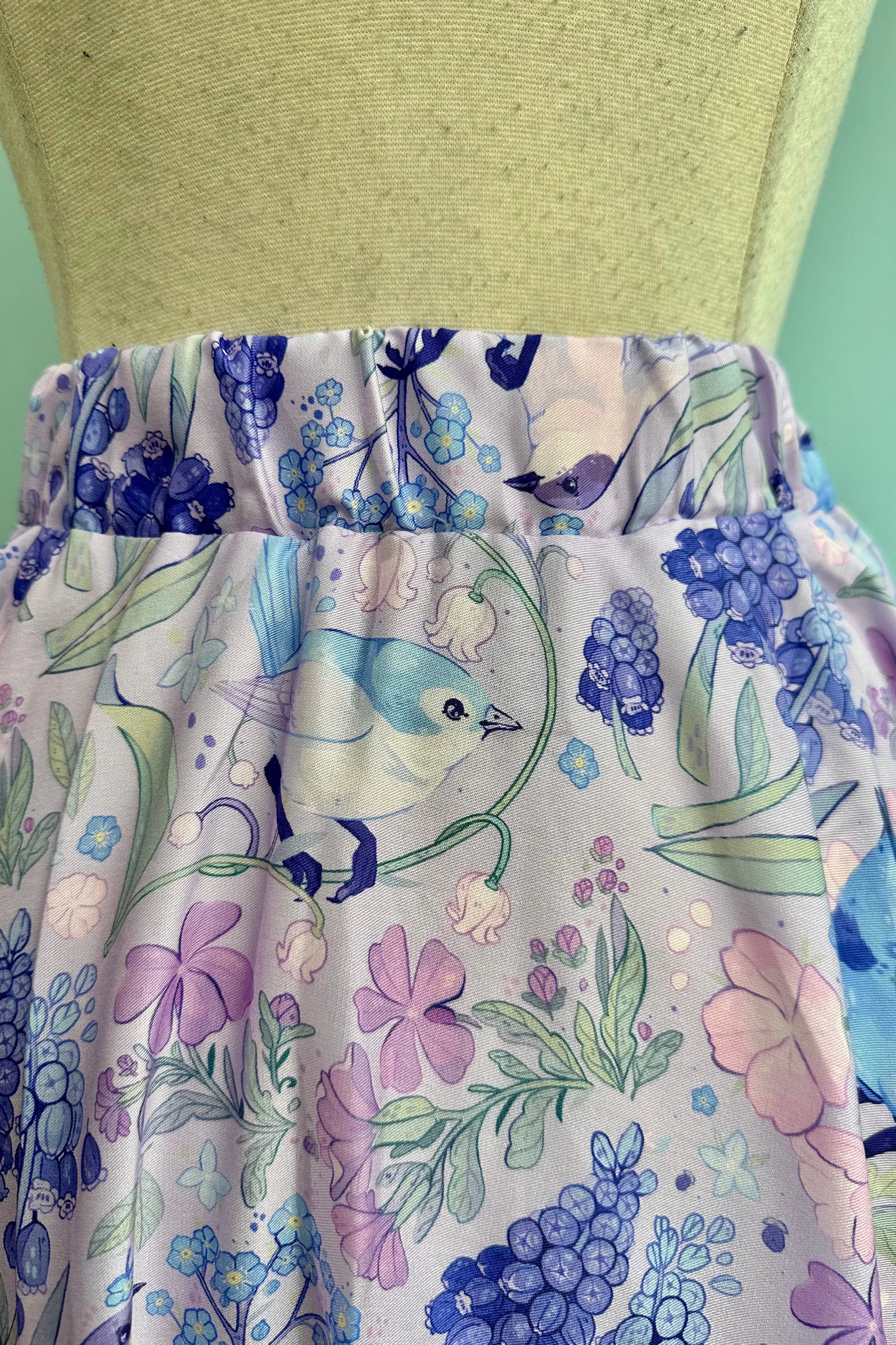 Fairy Garden Midi Skirt by Morning Witch