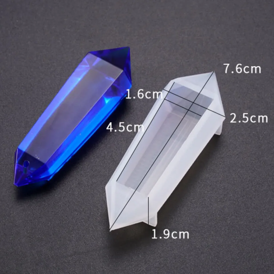 Flat Pointed Crystal Shards Silicone Mold