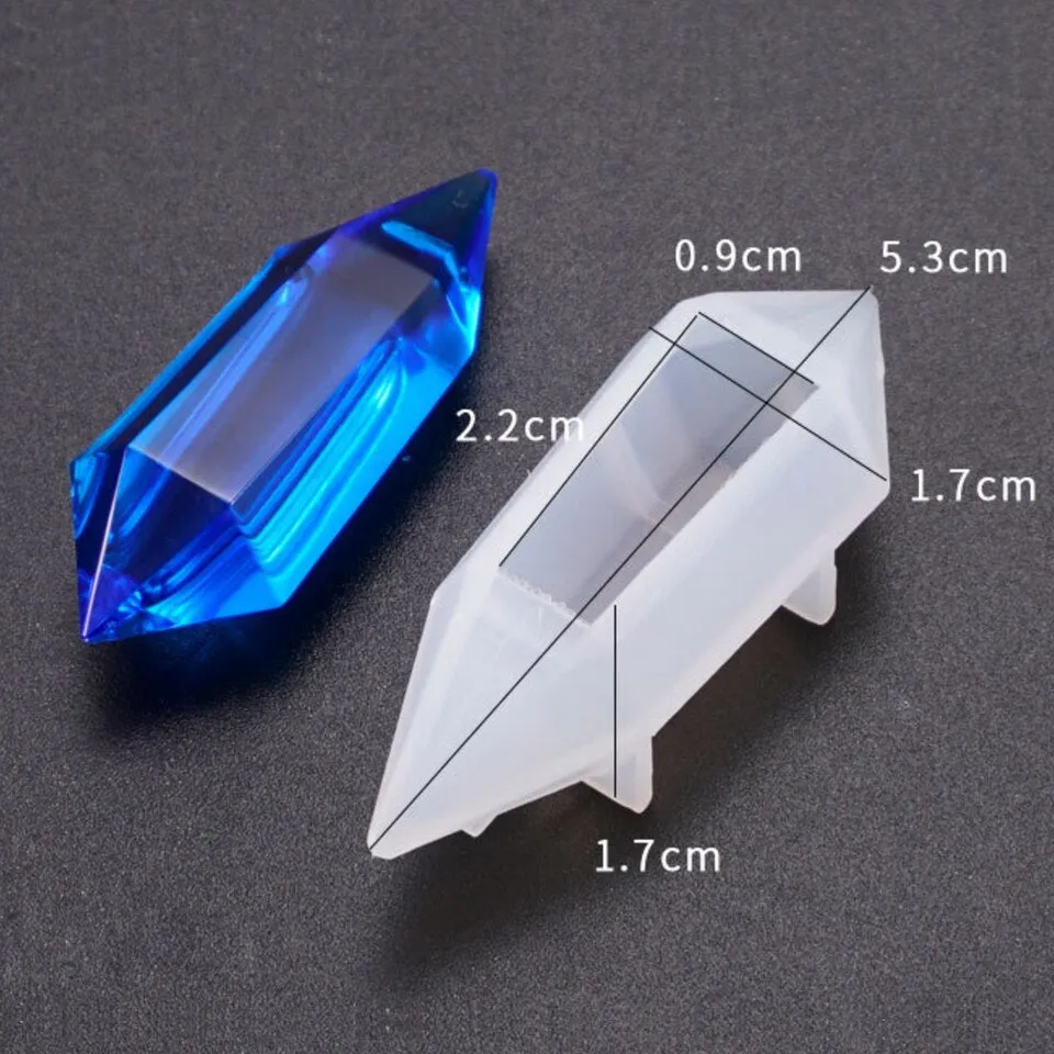 Flat Pointed Crystal Shards Silicone Mold