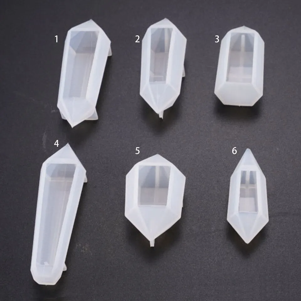 Flat Pointed Crystal Shards Silicone Mold