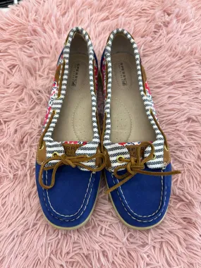 Floral Shoes Flats Boat Easy Spirit, Size 10 Floral Shoes Flats Boat Easy Spirit, Size 10