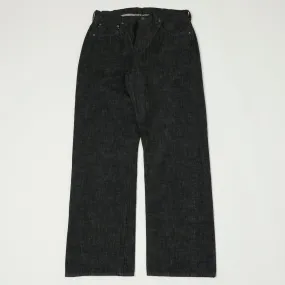 Full Count 0105BK 13.7oz Wide Straight Jean - Black One Wash Full Count 0105BK 13.7oz Wide Straight Jean - Black One Wash