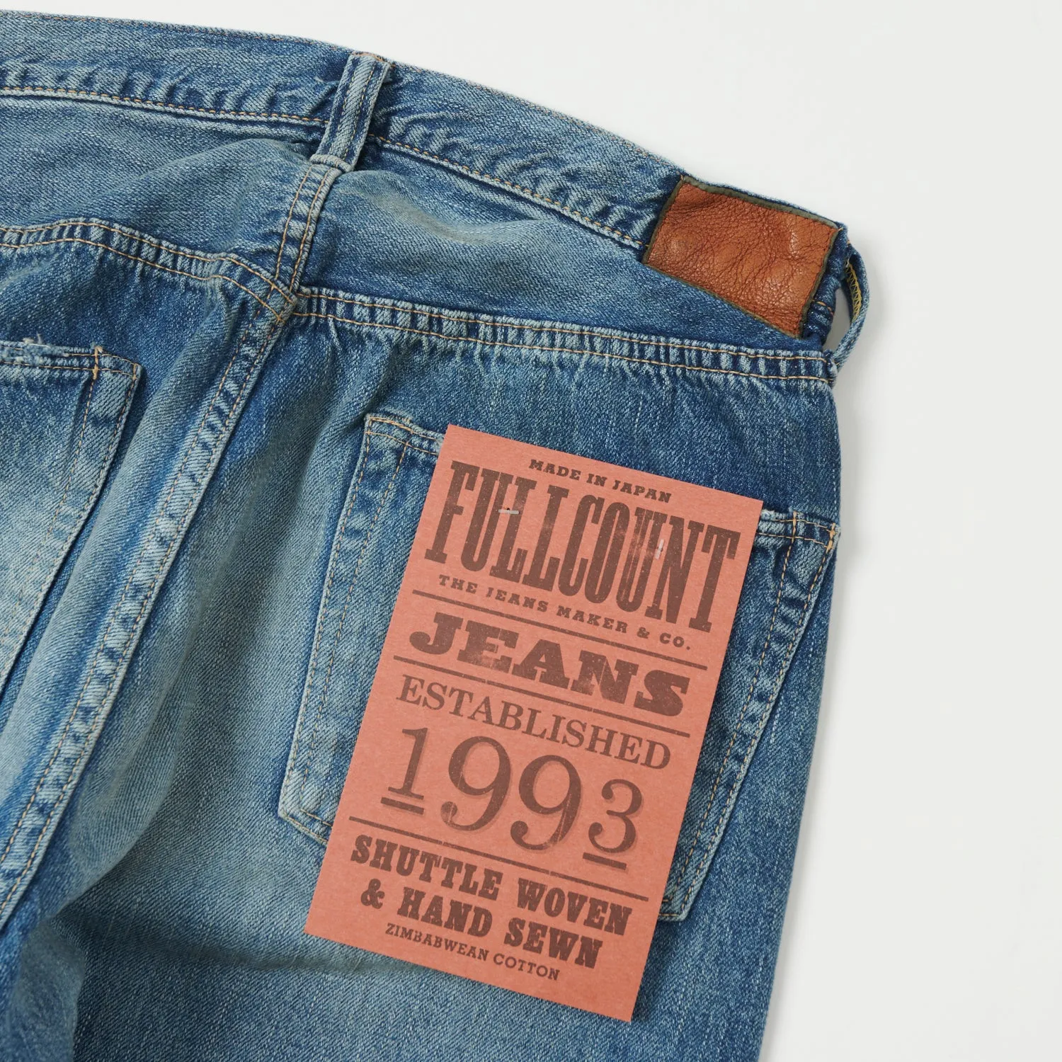 Full Count 1341-0105SSW 11.5oz Super Smooth Wide Straight Jean - Dartford Wash